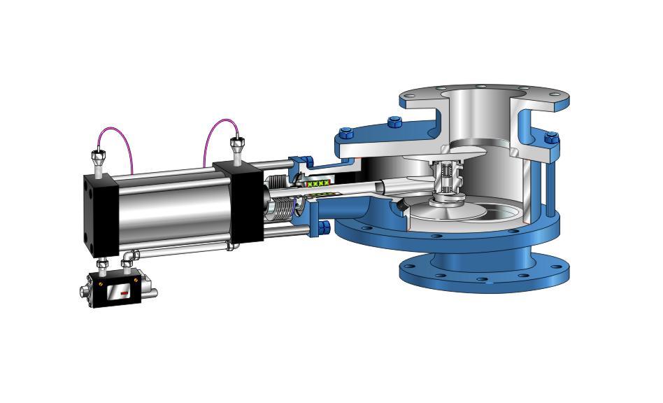 Feststoffschieber Typ BMV